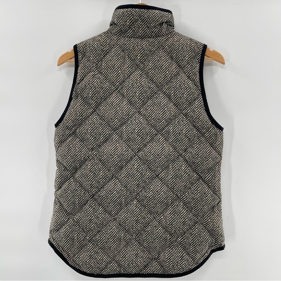 J. Crew Excursion Herringbone Puffer Vest Size XS - Picture 8 of 12
